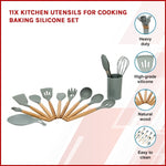 13x Kitchen Utensils for Cooking Baking Silicone Set 835321