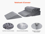 Wedge Pillow for Sleeping, 4 Pcs Adjustable Orthopedic Bed Wedge Set, Support Leg Neck Shoulder, V952-XXZKDJXXZ4JTW53OP001V0