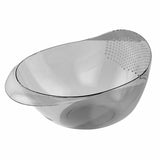 Rice Washing Bowl Multifunction Plastic Rice Rinsing Strainer With Side Drainers for Kitchen V1294-YM0901-3118230305812