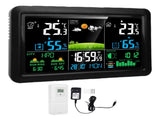 Weather Forecast Station Wireless 7.5 Inch Color Display Multi Functional Indoor Outdoor Thermometer V1294-YM0901-3115250097211