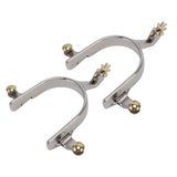 1 Pair Horse Spurs Stainless Steel Exquisite Cowboy Boot Spurs for Horse Training V1294-YM3111220275111-0421