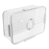 Reusable Clear Bread Container with Built in Timer for Kitchen Countertop Freshness V1366-AZ2-W-12035