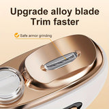 Smart Electric Nail Clipper 2-in-1 Polishing & Grooming Tool, USB Rechargeable, 500mAh Li-Polymer V1102-ZNZJQ001