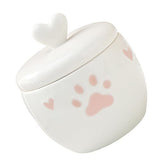 Ceramics Pet Urn Dog Ashes Memorial Keepsakes Pet Coffins Boxes Suitable for Home or Garden Display V1107-137-16807-WHT-MEDIUM