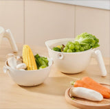 1 Piece White Sink Drain Strainer Food Fruit Vegetable Kitchen Sink Waste Filter V1258-DP02-BOL-247