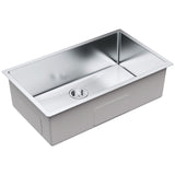 Kitchen Sink, 304 Stainless Steel Drop-In Sinks, Undermount Single Bowl Basin with Accessories V952-QRSSCTXPDCY32WYR7V0