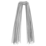 100pcs U-shape Ground Nails Fixing Nails Lawn Nails Garden Ground Lawn Turf Peg V1366-AZ2-W-23039