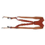 Camera Double Shoulder Strap Leather Camera Harness Photography Accessories for Outdoor Use V1294-YM0718-3117200198511