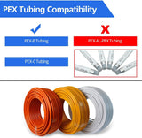 10pcs PEX Ball Valves, 3/4" PEX Brass Full Port Shut Off Ball Valve, Full Port Shut-off Ball Valve, V1258-DP02-WO-781