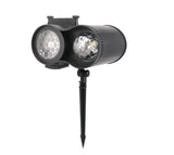 Ground Insert Outdoorproof Lawn Dual-Tube Projection Light - LED Halloween & Christmas Dynamic V888-ELOSUNG13053