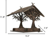 Vogelhuisje, wooden birdhouse, feeding stations, creative bird feeders, hanging bird food dispenser, V1259-DP01-A-1669