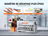 VEVOR Automatic Wire Stripping Machine, 0.06''-1.57'' Electric Motorized Cable Stripper, 750 W, 98 V952-B750W101538MMFDI9V3