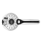 Digital Display Handheld Shower Head with 3-color Temperature Control LED Light 3 Spraying Mode V1294-YM0727-JY08639
