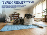 Self-Cooling Dog Washable Portable Coolings Pad for Dogs Cats, Ice Silk Self Cooling Foldables V1366-AZ2-W-10808