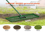Lawn Leveling Rake, 30"x10" Level Lawn Tool, Heavy-duty Lawn Leveler with 78" Steel Extended Handle, V952-CPPZP1030000Q4VM8002V0