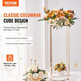 10PCS 31.5inch/80cm High Wedding Flower Stand, With Acrylic Laminate,Metal Vase Column Geometric V952-HLHJLFTJXKYLGS0OLV0