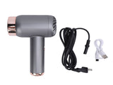Cordless Ionic Hair Dryer Portable Stylish Hot Cold Wind Blow Dryer for Home and Travel Dark Gray V1294-YM0901-3113240307311