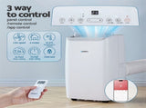 Devanti Portable Air Conditioner Dehumidifier Fan 14000BTU PAC-B-14000-WH