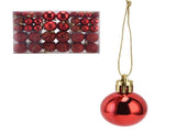 100pcs Christmas Ball Ornaments Shatterproof Hanging Balls for Christmas Tree Party DecorationRed V1294-YM0715-3115210248111