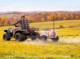 Giantz 150kg ATV Garden Trailer Weed Sprayer Tow Behind Cart Ride on Mower Attachment Black SPRAYER-PART-CART-150KG