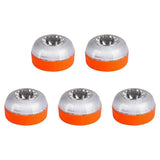 V16 Emergency LED Warning Lights 5PCS, White & Yellow Beacon Traffic Light V1263-JX-5796