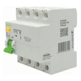 RCD 6kA 4 Pole 40 Amp 400 415V 30mA Type A 4 Module WORCD6440 V1202-V1-GSMWORCD6440