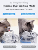 Cat Dog Water Fountain Pet Water Dispenser 1.8L Automatic Drinking Fountain for Cats Kitty Indoor V324-PET-DRINKBWF060-BAS