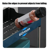 3 Tier Wide Storage Cart 22.8 Inch Large Capacity Rolling Storage Organizer with Wheels Removable V1370-AZ4-09297