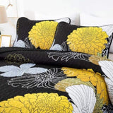 Refined Quilted Bedspread and Pillowcases Set: Perfect Harmony of Comfort and Style - Queen size V745-MAC080364Q13U