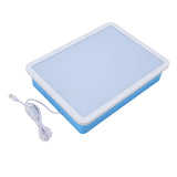 USB Sand Painting Light Box 3 Colors 10 Brightness Levels Portable LED Sensory Light Table for Kids V1294-YM0901-3117260029011