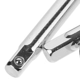 Wrench Extender Tool Rod Universal Wrench Sleeve Silver Chromium Vanadium Alloy Steel 3Pcs V1369-AZ3-W-17326