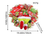 Christmas Wreath,artificial Christmas Wreath, Christmas Front Door Wreath, Outdoor Christmas Wreath V1263-JX-1689