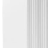 Buffet Ceramic Table Top MDF Cabinet Storage Stainless Steel In White V43-BFT-BRNNA