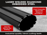 Baumr-AG Diamond Core Drill Bit 152mm Concrete Wet Dry Tile Stone Brick Marble 1-1/4 UNC V219-TOLBITBMRA152