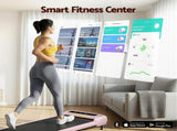 Everfit 3 in 1 Treadmill Electric Walking Pad with Incline Under Desk Home Gym Pink TMILL-400-INC-PK