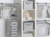 Delta Children 48 Piece Nursery Storage Set Cool Grey SS2055A-063