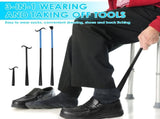 Sock Aid Device for Senior Socking Helper Assistant Tool Adjustable Shoe Horn for Seniors Disabled V1192-AZ-W-21691