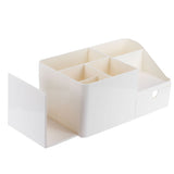Drawer Type Desk Storage Box Book Stand Stationery Remote Control Holder for Home Desktop V1294-YM0721-3117210036011