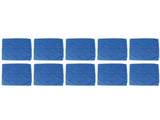 10Pcs Blue Clean Towel Square Soft Microfiber Towel Home Kitchen Cleaning Supplies V1294-YM0901-3112200131511