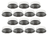 20-Pack Disposable Cake Carrier Containers for , , and Pastries - Clear Display Holders for Bakery V1192-AZ-W-29877