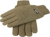 Dents Mens 100% Wool Knit Gloves with 3M Thinsulate Lining - Olive V563-5-4500-OLIVE-XL