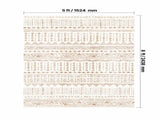 Area Rug, 1524x2438.4mm Large Washable Rug, Non-Slip Tear-Resistant Soft Carpet, Pet & Child V952-JXZXDT5X8FTXN5M89001V0