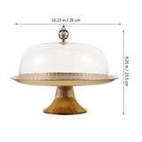 Stainless Steel Cake Stand with Cover for Cake Shop Party Decoration V1370-AZ4-15354