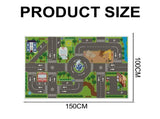 Babies Carpet Play Mat Suitable For Playing With Cars And Toys - Play, Learn And Have Fun securely V1263-JX-2299