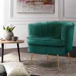 Artiss Armchair Velvet Green Norvia UPHO-C-ARM-5108-GR