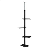 CARLA HOME Floor to Ceiling Cat Tree Tower with Adjustable Height 230-286cm for Indoor Cats V178-36389