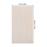10Pcs Flat Beige Wood Boards Utility Panels Ideal for Painting Crafts V1369-AZ3-W-14210