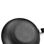 SOGA Ceramic Stone Coated Black 4pcs Pot & Pan Set - Cookware Induction Non Stick STONECOATEDPOTSETBLACK