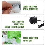 108 Plant Sites Hydroponic Grow Tool Kit Vegetable Garden Hydroponic Grow System V201-FDZ1125WH8AU