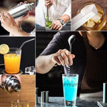 20Pcs Cocktail Shaker Set 750ml Martini Strainer Bartender Kit Bar Spirits Maker V201-W12466515